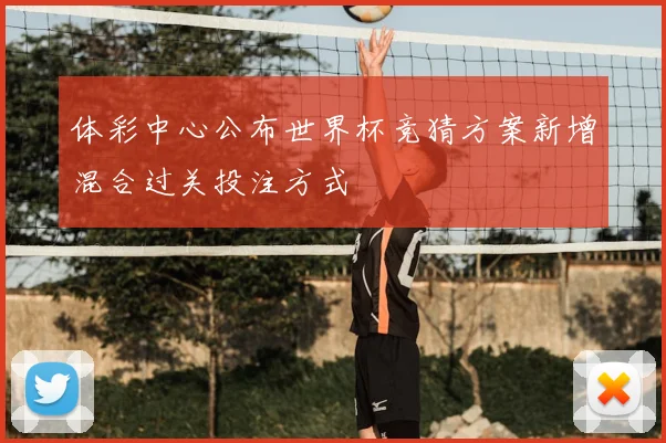 体彩中心公布世界杯竞猜方案新增混合过关投注方式